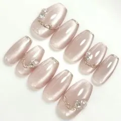 3ミクロン マグネットネイル ちゅるん ミラー ニュアンスネイル 入学式 春