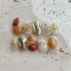 現品販売　オーダー　ネイルチップ　卒業式