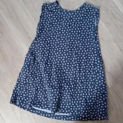 ユニクロ　&　PAUL & JOE 花柄ノースリーブワンピース 130