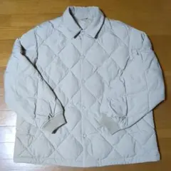 ユニクロ パフテックキルティングジャケット XXL ベージュ