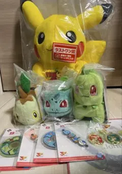 ポケモン 一番くじ ラストワン賞 ピカチュウ ぬいぐるみセット 25点