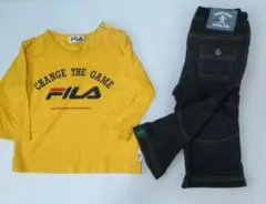 FILA 長袖Tシャツ 80㌢　3can40onズボン80のサムネイル