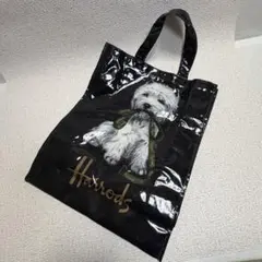 ハロッズ Harrods トートバッグ ウェスティ 犬 ブラック S 正規品のサムネイル