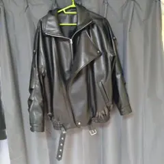 non-hedge ブラック レザージャケット