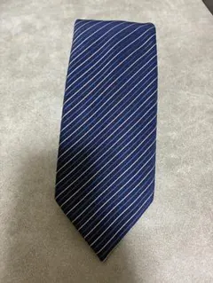 GENT'S ネイビー ストライプ ネクタイ
