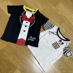 ミッキー　Tシャツ 2枚セット　90