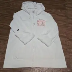 SIR BENNI MILES ホワイトパーカー