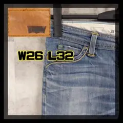 【美品】Levi’ｓ　リーバイス　デニム　ジーンズ　スキニー　W26L32