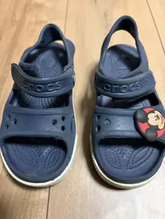 Crocs ネイビーサンダル　16.５cm