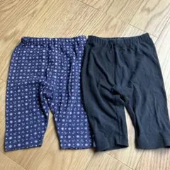 ユニクロ紺と黒のパンツ2枚セット