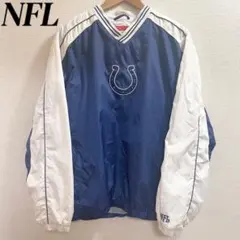 NFL インディアナポリスコルツ ナイロンジャケットジャケット 古着 刺繍ロゴ