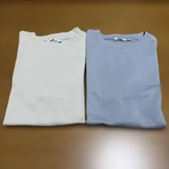 UNIQLO U エアリズムコットンオーバーサイズTシャツ2枚