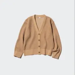【新品/タグ付】ユニクロ GIRLS ウォッシャブルメッシュカーディガン 110