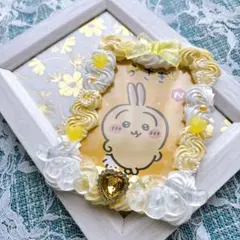 25 ：硬質ケース トレカケース ホイップデコB8 黄色 白 天使 羽