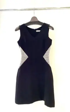 【銀座マギー】ノースリーブワンピース 黒