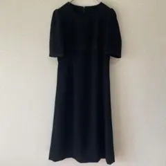 美品 IGIN イギン ブラックフォーマル ワンピース 9AR 礼服 冠婚葬祭