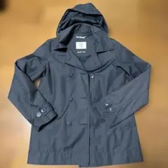 AIGLE エーグルフード付きジャケット　ネイビー サイズ 36のサムネイル