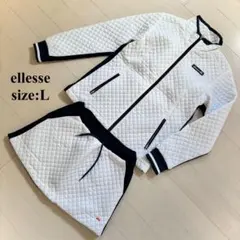 ellesse エレッセ　テニス　キルティングセットアップ　L リバーシブル