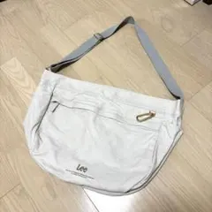 Lee ショルダーバッグ グレー　大容量