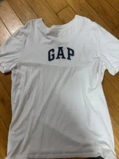 GAP ホワイト Tシャツ ロゴ入り
