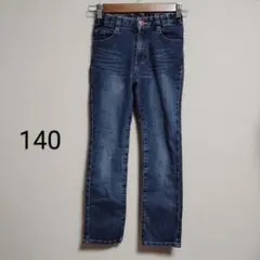 M*.様 綿 ハート 刺繍 デニム パンツ 140 子供 キッズ 春夏秋冬