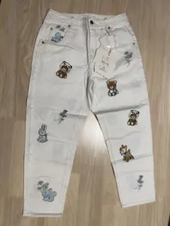 yukiemon 刺繍 デニムパンツ Mのサムネイル