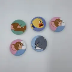 トムとジェリー 缶バッジ 5個セット