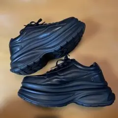 WEGO厚底スニーカーLサイズブラック