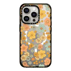 CASETiFY レトロイエローフローラル iPhone 15 Pro ケース