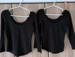 SサイズとMサイズ2枚セット　ユニクロ マメクロゴウチ ヒートテックバレエネック