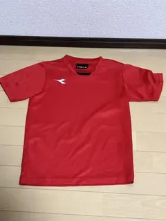DIADORA ディアドラ 半袖プラクティスシャツ レッド 140のサムネイル