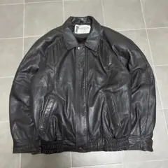 90s 00s outbrook シングルレザージャケット ブルゾン 本革 L - メルカリ