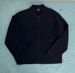 ユニクロC ニットフルジップジャケット Mサイズ ネイビー
