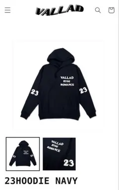 VALLAD 23HOODIE NAVY Mサイズ パーカー 2026年最新】VALLAD パーカーの人気アイテム - メルカリ
