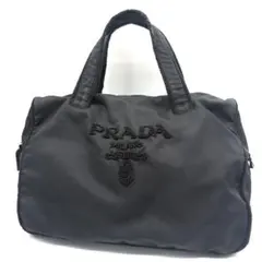 【良品！✨】PRADA プラダ ハンドバッグ ビーズ ナイロン ミニバッグ 黒