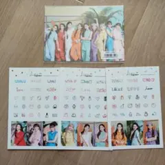 NiziU SEASONS GREETINGS2022ポストカード、ステッカー