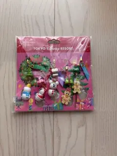 東京ディズニーリゾート クリスマスストラップ 6個セット