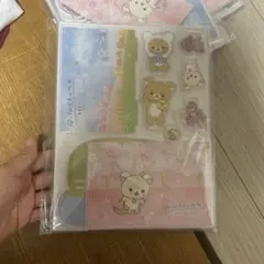 リラックマストア 銀座限定 ノベルティー　ポストカード付きアクリルスタンド