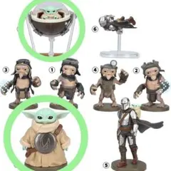 スターウォーズ マンダロリアン グローグー リトルスタチューコレクション ２種