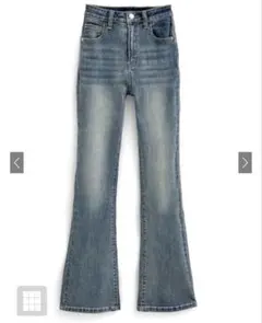 グレイル GRL cu508 セミフレアデニムパンツ