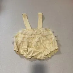 バースデイ cottoli サスペンダー付きフリルブルマ