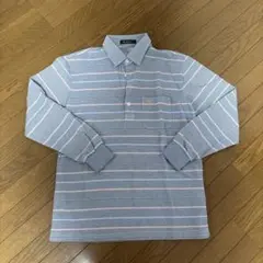 Golden Bear 長袖ポロシャツ ボーダー柄 Mサイズのサムネイル