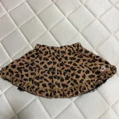 ベビードール　ヒョウ柄フリルスカート　90cm