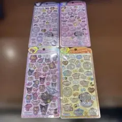 【国内正規品】うるちゅるポップシール　サンリオベビー 日焼けサンリオ　４点セット