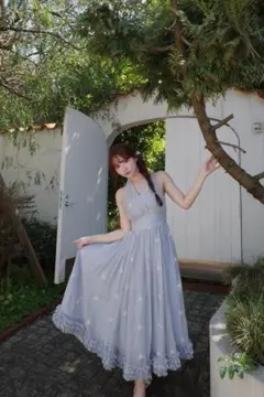 MISTREASS Blooming Veil Halter Dress - メルカリ