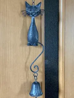 アイアン＊キャットドアベル＊猫＊ドアベル＊