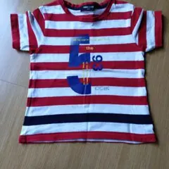 【100cm】COMME CA ISM ストライプ Tシャツ