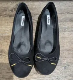 attagirl フラットシューズ ブラック バレエシューズ