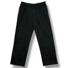DOCKERS ツータック黒チノパン y2kヴィンテージ ワイドスラックス 極太