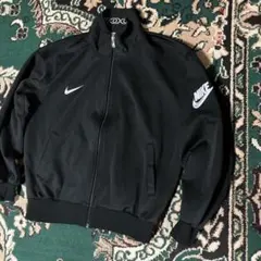 90s OLD NIKE 銀タグ　ナイキ　L トラックジャケット　ブラック